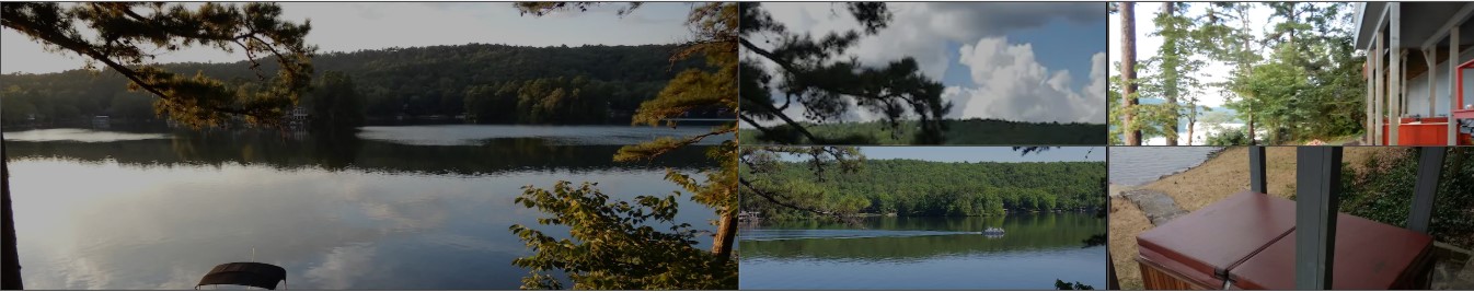 Views from Apartment room on lake